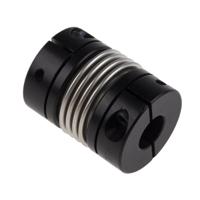 mbc25-10-10-a Ruland Bellows Coupling, 25mm Outside Diameter, 10mm Bore, 33.3mm Length Coupler