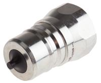 745-4707 RS PRO Steel Male Hydraulic Quick Connect Coupling, BSP 3/4 Male
