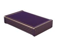 1455l1601bk Hammond 1455 Series Black Aluminium Enclosure, IP54, Black Lid, 160 x 103 x 30.5mm