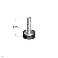 3842518743 Bosch Rexroth M6 Thread Steel Pivot Foot, 6mm Groove