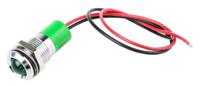 722-7482 RS PRO Green Panel Mount Indicator, 220V ac, 14mm Mounting Hole Size, Lead Wires Termination, IP67