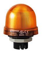 81631055 Werma 816 Series Yellow Flashing Beacon, 24 V, Built-in Mounting, LED Bulb