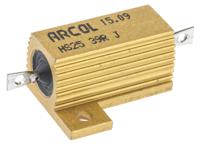 hs25-39r-j Arcol, 39Ω 25W Wire Wound Chassis Mount Resistor HS25 39R J ±5%