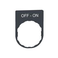 zbyp2367 Schneider Electric Marking Accessory for Use with Pushbuttons, Off-On