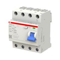 2csf204101r3900-f204-a-10003 ABB F200 RCCB, 100A, 4 Pole, 300mA, Type A, 230V ac