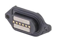 m9k703-299l Rosenberger, MultiMag 6, Straight Panel Mount6 way Magnetic Connector, Brass Contact Female, Solder Termination