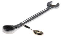 46717sls Facom 467 Series Combination Ratchet Spanner, 17mm, Metric, Height Safe, Double Ended, 225 mm Overall