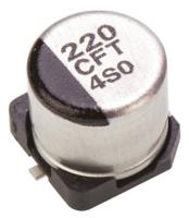 eeeft1c221ap Panasonic 220μF Aluminium Electrolytic Capacitor 16V dc, Surface Mount - EEEFT1C221AP