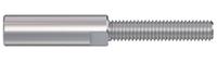 010002 Staubli 3mm Silver Terminal Post, 55A, M4 Thread