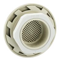 nsycag38lp Grey Plastic Louvre, 63 x 63mm
