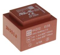 44202 Myrra 15V ac 2 Output Through Hole PCB Transformer, 3.2VA