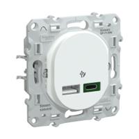 s320403 Schneider Electric White, 1 Gang, Ovalis C Series