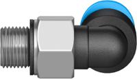 qsml-m5-4-100 Festo QSML Series Elbow Threaded Adaptor, M5 Male to For tubing outside diameter 4 mm, Threaded-to-Tube Connection