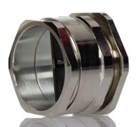 52107370-52103060 Lapp SKINDICHT Series Metallic Nickel Plated Brass Cable Gland, M50 Thread, 5mm min., 12mm max., IP54