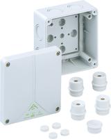 80640001 Spelsberg White Polypropylene Junction Box, IP66, 127 x 127 x 70 mm