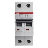 2cds272001r0065-s202m-b6 ABB System Pro M Compact S200M MCB, 2P, 6A Curve B, 440V AC, 125V DC, 10 kA Breaking Capacity