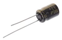 eeufm0j561 Panasonic 560μF Aluminium Electrolytic Capacitor 6.3V dc, Radial, Through Hole - EEUFM0J561