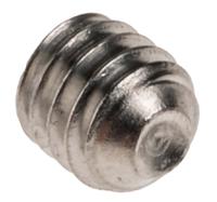 137-742 Plain Stainless Steel Hex Socket Set M4 x 4mm Grub Screw