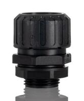 7tca296060r0116-xf20m20d Adaptaflex Straight, Conduit Fitting, 20mm Nominal Size, M20, Nylon 66, Black IP65 rating