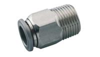s01251028 Norgren, R 1/4 Male to Push In 10 mm, Threaded-to-Tube Connection Style