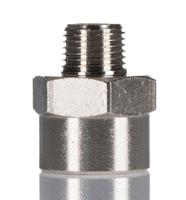 2520-18-14 SMC Straight Threaded Adaptor, R 1/8 Male to R 1/4 Female, Threaded Connection Style