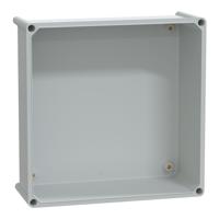 nsyplsp3636g Schneider Electric PanelSeT Series Grey Glass Reinforced Polyester General Purpose Enclosure, IP66, IK09, Grey Lid, 360