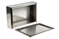 758-7046 RS PRO Unpainted Stainless Steel Terminal Box, IP66, 300 x 150 x 80mm