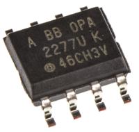 opa2277ua Texas Instruments, Operational Amplifier, 1 MHz, 8-Pin 18 V SOIC
