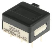 25546na APEM PCB Slide Switch DPDT Latching 1 A @ 30 V dc Slide