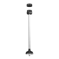28250126040 Pfannenberg BR 50 Series Yellow Flashing Effect Mounting Base with Tube for Use with Signal Tower, 230 V, LED Bulb, IP54