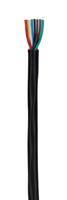236-9271 RS PRO Multi-Core Industrial Cable, 8 Cores, 0.22 mm², Unscreened, 25 m, Black Polyvinyl Chloride Sheath