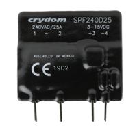 spf240d25 Sensata Crydom DRA1 Series Solid State Relay, 25 A rms Load, PCB Mount, 280 V rms Load, 15 V Control