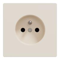 mtn2500-6033 Schneider Electric D-Life Cream 1 Gang Plug Socket, 2 Poles, 16A, Type E - French, Indoor Use