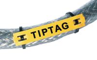 556-21074-tiptag15x100ye-po-ye HellermannTyton TIPTAG Yellow Cable Labels, 15mm Width, 15mm Height, 120 Qty