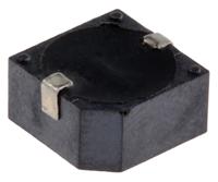 754-2078 RS PRO 85dB SMD Continuous Internal Magnetic Buzzer Component, 9.6 x 9.6 x 5mm, 7V Min, 15V Max