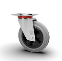 631-192 RS PRO Swivel Castor Wheel, 50kg Capacity, 80mm Wheel