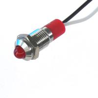 pl08sl113 CML Innovative Technologies PL08SL Series Red Panel LED, 24V, 8mm Mounting Hole Size, Lead Wires Termination, IP67