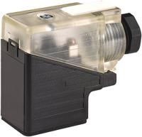 7000-29801-0000000 Murrelektronik Limited 2P+E DIN 43650, Female DIN 43650 Solenoid Connector with Indicator Light, 24 V ac/dc Voltage