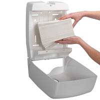 6710 SCOTT  Interfolded White Paper Hand Towels, 318 x 215mm, 3-Ply, 1440 Sheets