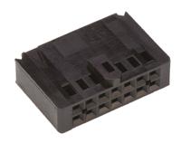 102387-2 TE Connectivity, AMPMODU MOD IV Female Connector Housing, 2.54mm Pitch, 14 Way, 2 Row