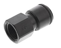 pm450812e John Guest Hydraulic Straight Compression Tube Fitting PM450812E, 1/4 in