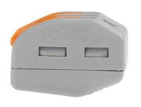 222-413 WAGO 222 Series Lever Connector, 3-Way, 32A, 28 → 12 AWG Wire, Cage Clamp Termination