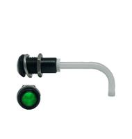 rhd-1100-3000-f9pzg67pr RHD-1100-3000-F9PZG67PR Bivar, Panel Mount Right Angle LED Light Pipe, Green Round Lens