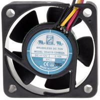 144-2043 RS PRO Axial Fan, 12 V dc, DC Operation, 14.4m³/h, 1.8W, 110mA Max, IP55, 40 x 40 x 15mm
