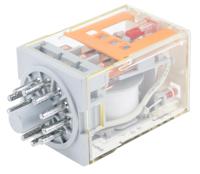 121-7836 RS PRO Plug In Power Relay, 24V ac Coil, 10A Switching Current, 3PDT