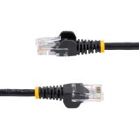 45pat1mbk StarTech.com, 1m Cat5e, Black RJ45 to Male RJ45 Male, U/UTP Unshielded, Terminated PVC Sheath