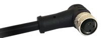 pxptpu08raf03acl010pur Bulgin Male/Female M8 to Unterminated 3 way Free End Sensor Actuator Cable