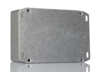 1590wcfl Hammond 1590 Series Natural Die Cast Aluminium Enclosure, IP65, Flanged, Natural Lid, 119.5 x 94 x 56.5mm