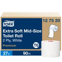 127520 Tork 27 rolls of Toilet Roll, 2 ply