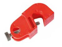 221-5281 RS PRO Red 1-Lock ABS, Stainless Steel, Brass Universal Circuit Breaker Lockout, 8mm Shackle, 10mm Attachment